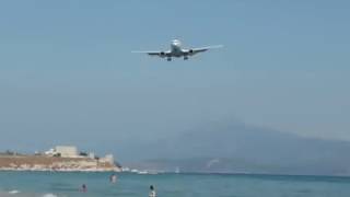 SAS landing at Samos Airport [upl. by Brade918]