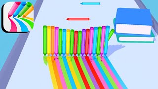 Pencil Rush 3D Gameplay  All Levels 1 [upl. by Gustaf]