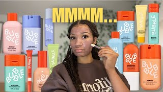 I Tried Every Bubble Skincare Product [upl. by Michaud168]