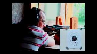 First Firing SKS at 25 yards Part 1 w Target Camera [upl. by Korney]