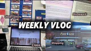 Weekly Vlog  Class Observations Shopping wmom  More  Princess Niyah [upl. by Cnut]