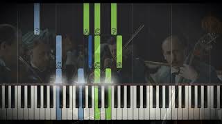 Nearer My God to Thee Titanic soundtrack  Piano Solo  Tutorial [upl. by Adorne]