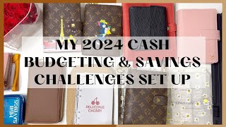 2024 CASH BUDGETING BINDER SET UP  SAVINGS CHALLENGES BINDER  SINKING FUNDS BINDER  BILL BINDER [upl. by Salchunas]