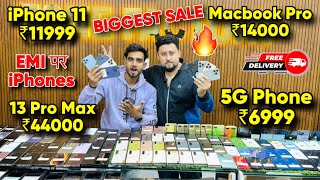 Biggest iPhone Sale Ever 🔥 Cheapest iPhone Market  Second Hand Mobile  iPhone15 Pro iPhone 16 [upl. by Dieterich]