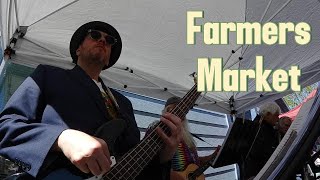 Mac quotThe Dukequot Esposito Performs on Bass With The Slugs at Waldport Wednesday Market Oregon Coast [upl. by Anomas]