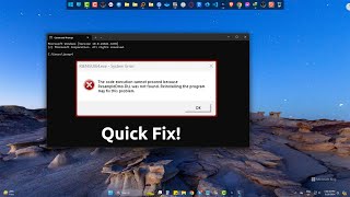 How to Fix quotresampledmodll is Missingquot Error  Windows 1110 [upl. by Cinelli]