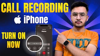 How to Enable Call Recording in iPhone 111213141516  iOS 181 [upl. by Dieterich922]