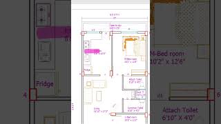 20x50 North Facing House Plan housedesign 2bhkhomeplan twostoreybuildingdesignplan [upl. by Aldo192]