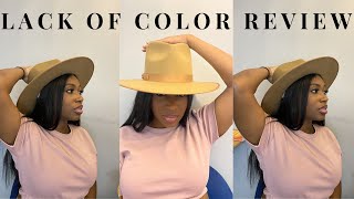 LACK OF COLOR HAT UNBOXING  TRY ON HAUL  FEDORA  FIRST IMPRESSION [upl. by Ait]