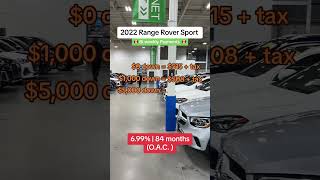 This is how Downpayments affect the Bi Weekly Payments RangeRover RangeRoverForSaleBrampton [upl. by Virgil]