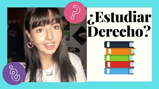 ¿COMO ES ESTUDIAR DERECHO MI EXPERIENCIA Y CONSEJOS [upl. by Tare]