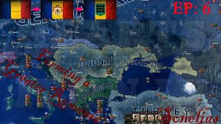 HOI4  Forming a Greater Romania  06  Progress against the Soviets slows  static defense in Italy [upl. by Alrahs]