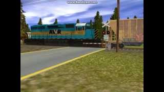 trainz Unstoppable AWVR Movie Train [upl. by Htiffirg354]