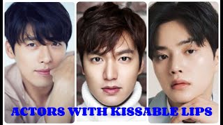 TOP 20 HANDSOME KOREAN ACTOR WITH BEST FULL LIPS [upl. by Emlin]