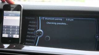 Pairing your iPhone with BMW iDrive [upl. by Iona]