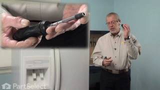 Refrigerator Repair  Replacing the Lower Door Closing Cam Whirlpool Part  2155311 [upl. by Flam573]