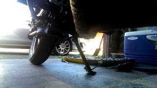 Honda Cx500 idle and rev with 2 into 1 exhaust [upl. by Elspeth]