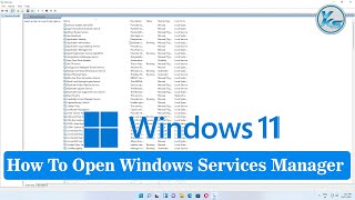 ✅ How To Open Windows Services Manager in Windows 11 [upl. by Tegirb]