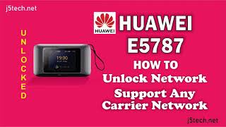 How to Unlock Huawei E5787 Modem [upl. by Arymas]