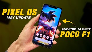 POCO F1  Pixel OS 140 Official  Android 14 QPR2  Dynamic Rom  New Features amp Security Update [upl. by Bollay]