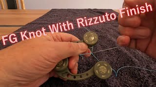 How To Tie An FG Knot With Rizzuto Finish [upl. by Teemus310]