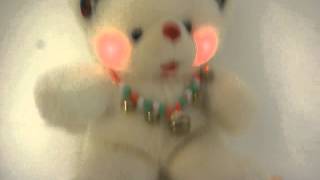 great American funds plush bear Christmas light up and sing 11quot [upl. by Ravel]