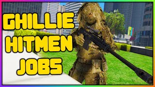 GTA 5 Roleplay  GHILLIE SUIT HITMAN JOBS  RedlineRP [upl. by Yerga]