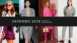 TENDENCIA INVERNO 2018  ESTAMPA XADREZ [upl. by Araic]