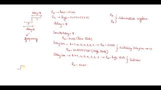 Assembly program to generate a delay for a square waveform [upl. by Adnerak]