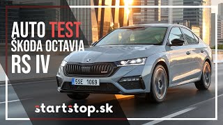 Škoda Octavia RS iV  Startstopsk  PRVÁ JAZDA [upl. by Acissj]