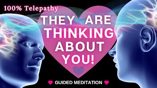 BE ON THEIR MIND ✨Telepathy Meditation✨ Make SP Think About you 💖INSTANTLY [upl. by Ssegrub419]