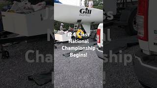 The 2024 J24 National Championships The Boats Arrive sailing sailingcommunity [upl. by Wil]