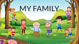 Learn Family Members With Names  My Family Members  Learn About Familymrspositive🐯 [upl. by Ttirb717]