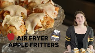 Super EASY Air Fryer Apple Fritters [upl. by Gundry394]