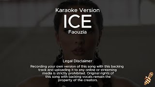 Faouzia  Ice Karaoke Version [upl. by Dorca]