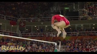 Olympics Gymnastics 2016 Aly Raisman Uneven Bars Individual AllAround Final Results [upl. by Nimrak11]