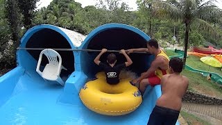 SuperKroc Water Slide at Acquamania [upl. by Nahtad]