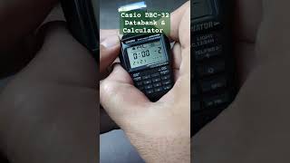 Casio DBC32 Databank  Calculator Wait for the review [upl. by Aynatahs]