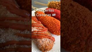 Banderillas COREANAS 🇰🇷shorts comidacoreana corndog banderillas [upl. by Corilla]