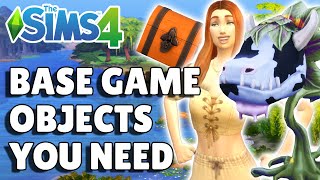 10 Base Game Objects You Need To Start Using  The Sims 4 Guide [upl. by Alaham]