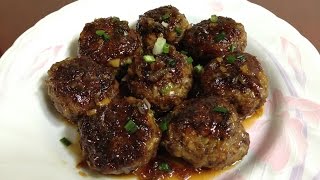 5131 beef meatballs  소고기 완자 [upl. by Eniffit246]