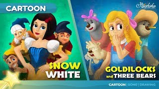 Snow White and Seven Dwarfs bedtime stories for kids cartoon animation [upl. by Nelson]