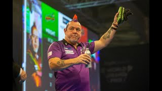 Peter Wright VOWS glory using Michael van Gerwens darts quotIll win tournaments with themquot [upl. by Naelopan272]