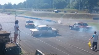 Máriapócs Rabócsiring Kilinccsel Előre Drift Kupa 2016 07 0910 Ladaracing Őrület Ez [upl. by Oiramal]