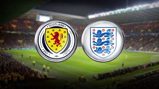 ESCOCIA VS INGLATERRA JORNADA 1 ELIMINATORIAS UEFA [upl. by Brotherson855]