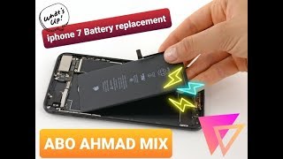 iphone 7 Battery replacement تبديل بطارية ايفون ٧ [upl. by Jenesia]