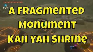 A Fragmented Monument Shrine Quest  Kah Yah Guide and Chest  Quick TimingZelda Breath of the Wild [upl. by Ardnuhsed]