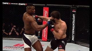 Francis Ngannou Top 5 Finishes [upl. by Christan]