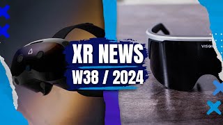 XR News Sales Releases KW3824 Meta Connect Vive Focus Vision Immersed Visor [upl. by Nyleve]