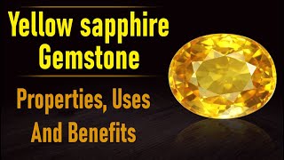 Yellow Sapphire Pukhraj  Benefits and Astrological Importance of Yellow Sapphire  Pukhraj Price [upl. by Ely]